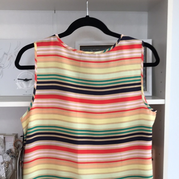 HALOGEN X ATLANTIC-PACIFIC Striped Shift Dress - Picture 8 of 13